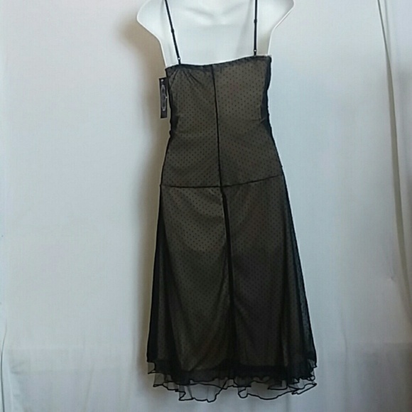 Trixxi Clothing Company] Polka Dot Black Dress Size Medium - Picture 2 of 7